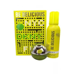 DKNY Donna Karan Be Delicious Eau De Parfum Spray 30ml Refreshing Shower Mousse 150ml