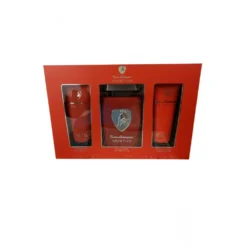 Lamborghini Tonino Sportivo Lamborghini Eau De Toieltte Spray 125ml After Shave Balm 100ml, Shower Gel 100ml